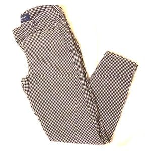 Gingham Print Pixie Ankle Pant